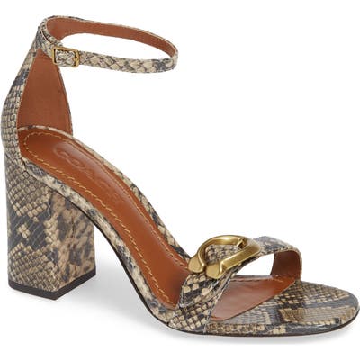 Coach Maya Sandal, Beige