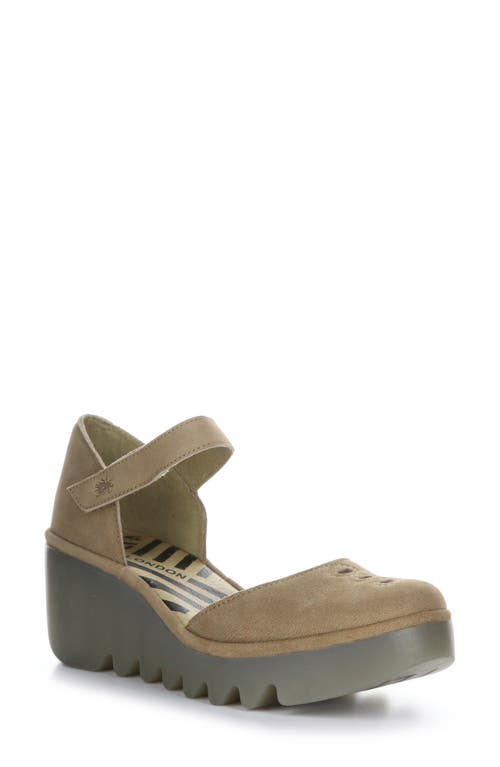 Biso Wedge Pump in Sand Cupido
