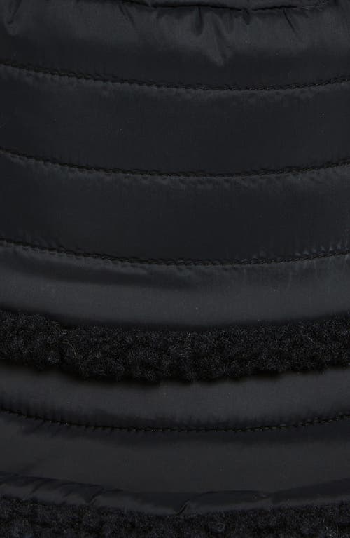 Ugg(r) Uggfluff Reversible Faux Fur Bucket Hat In Black
