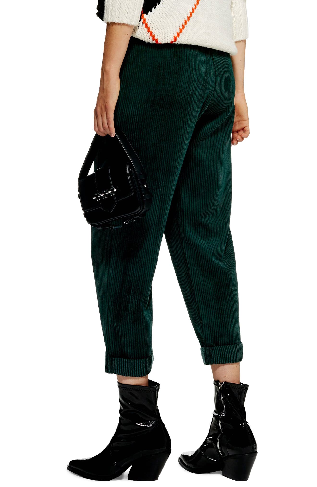 topshop corduroy peg trousers