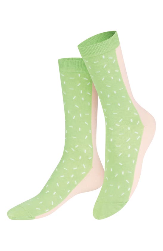 Doiy Ice Cream Socks In Green/ Pink