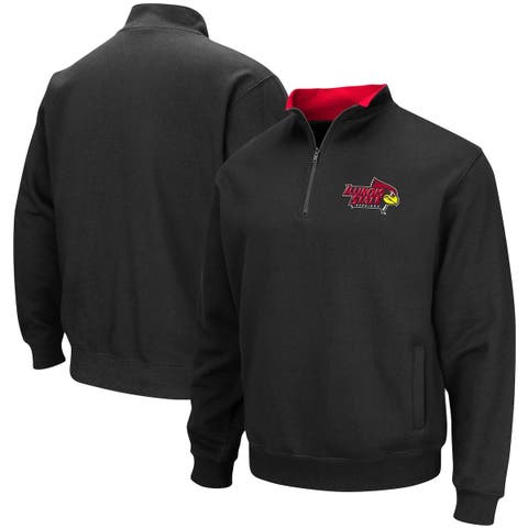 Lids Louisville Cardinals Colosseum John Half-Zip Jacket - Gray