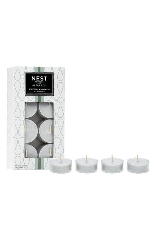 NEST New York White Tea & Rosemary 12-Pack Tealight Candle Refills at Nordstrom