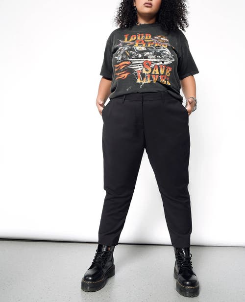 Wildfang The Empower Slim Crop Pant In Black