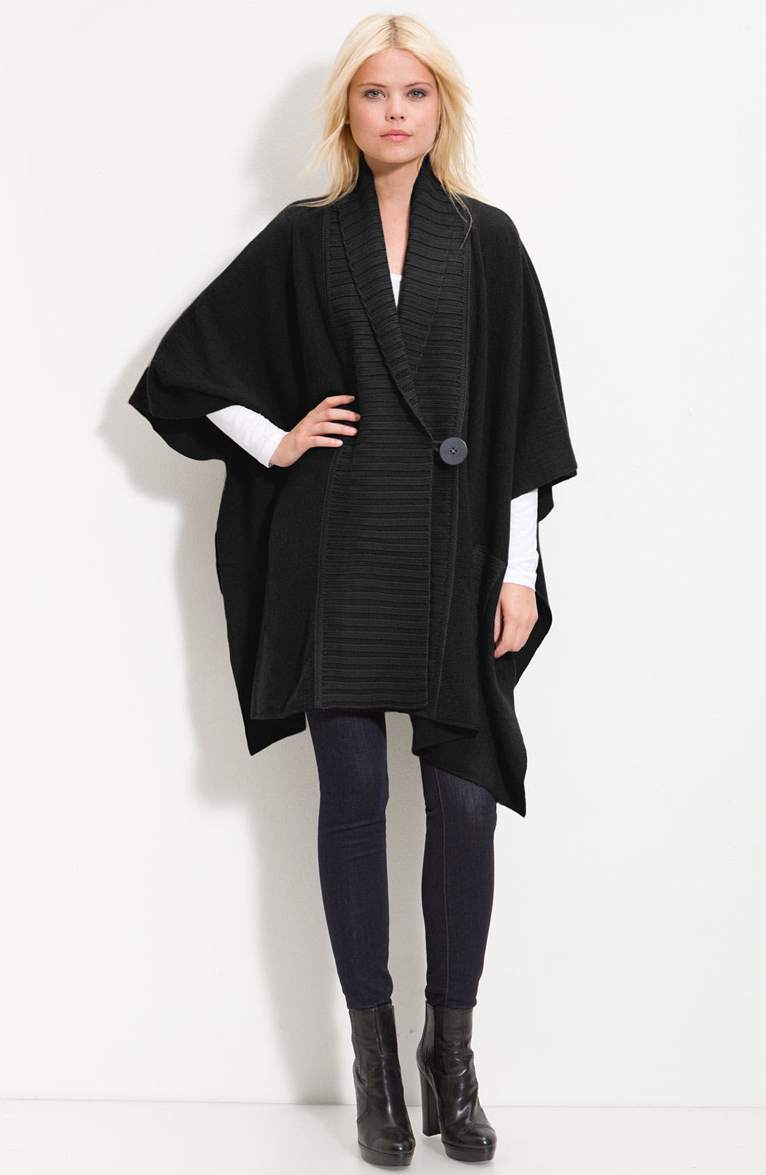 Nordstrom Shawl Collar Poncho Nordstrom