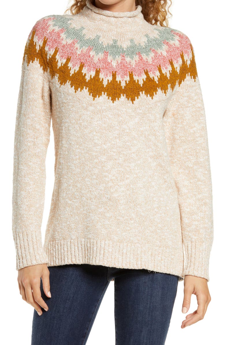 yoke Cotton Sweater | eclipseseal.com