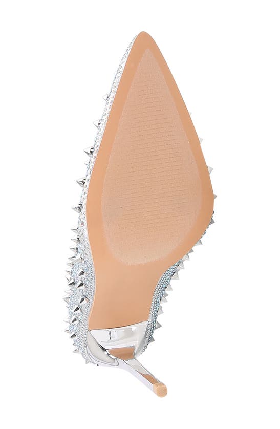 Shop Berness Wanda Spike Pump In Silver