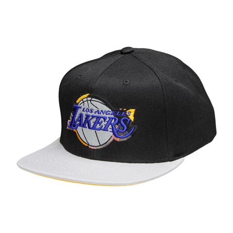 Mitchell & Ness Los Angeles Lakers 76ers 2001 NBA Finals Snapback Hat  Cap Khaki