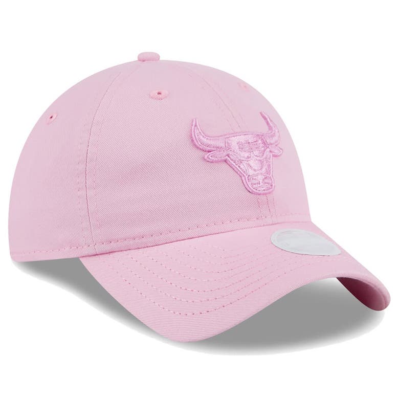 Shop New Era Pink Chicago Bulls Colorpack Tonal 9twenty Adjustable Hat