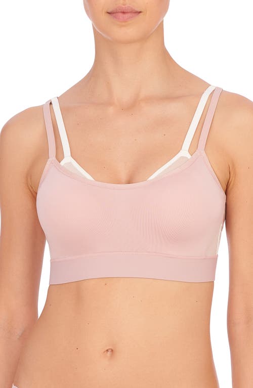 Natori Gravity Contour Underwire Sports Bra In Rose Beige/warm White
