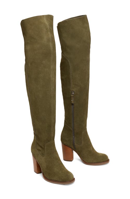 Shop Kelsi Dagger Brooklyn Logan Over The Knee Boot In Olive