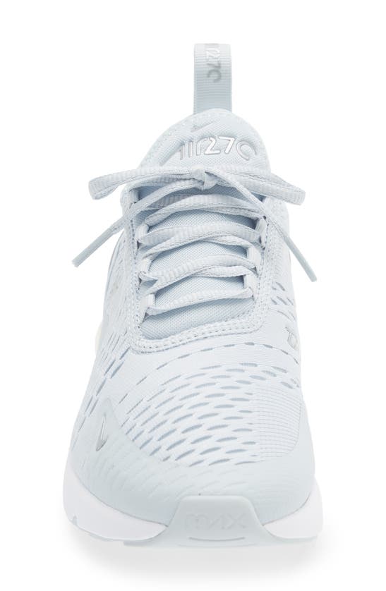 Nike Kids' Air Max 270 Sneaker In Aura/ Aura/ White/ Silver