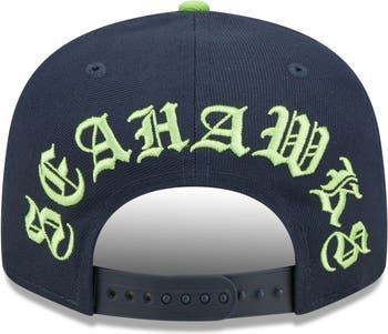 Youth Black/Neon Green Seattle Seahawks Pop Snapback Hat