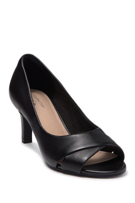 Clarks Alice Fern Open Toe Pump Nordstrom Rack