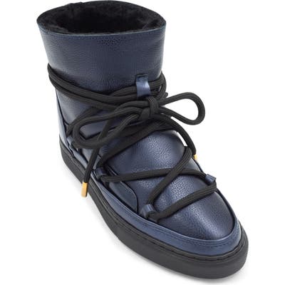 Inuikii Classic Genuine Shearling Sneaker Boot, Blue