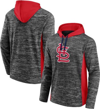 Men's Fanatics Branded Red St. Louis Cardinals Short Sleeve Hoodie T-Shirt