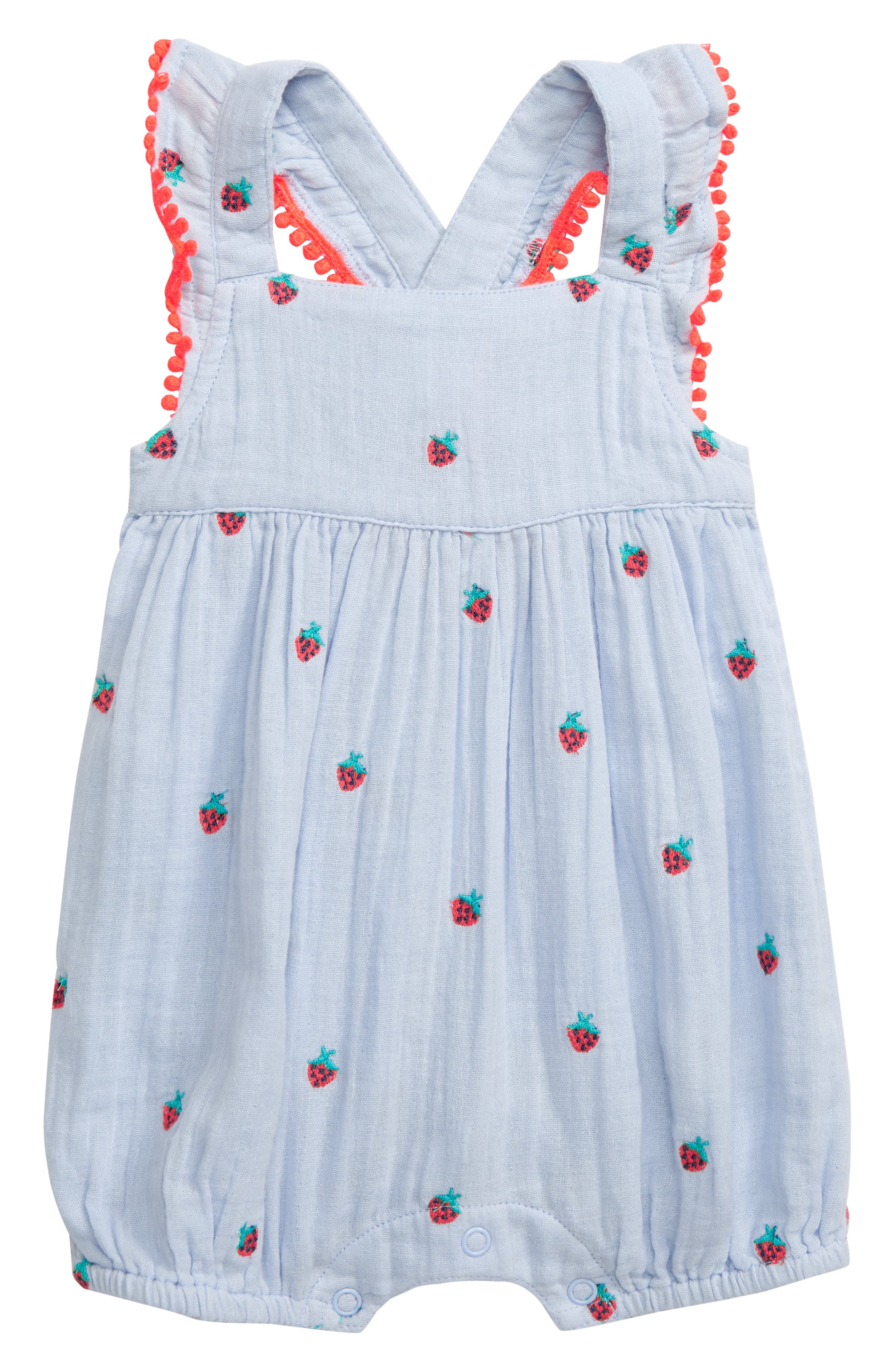 strawberry romper baby