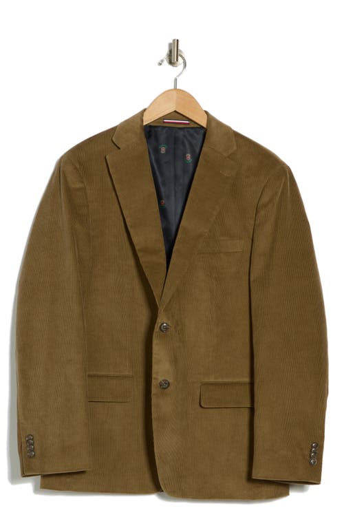 Tommy Hilfiger Cotton Corduroy Blazer In Taupe