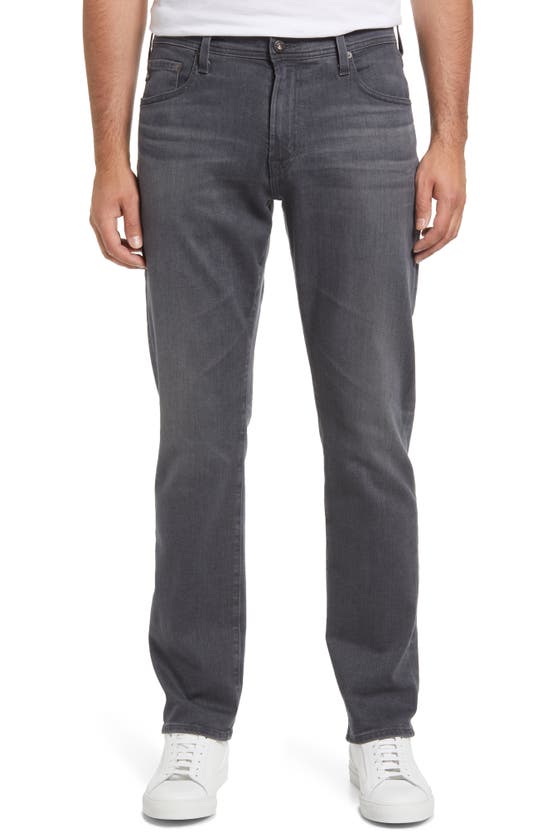 Ag Slim Straight Stretch Jeans In Spider