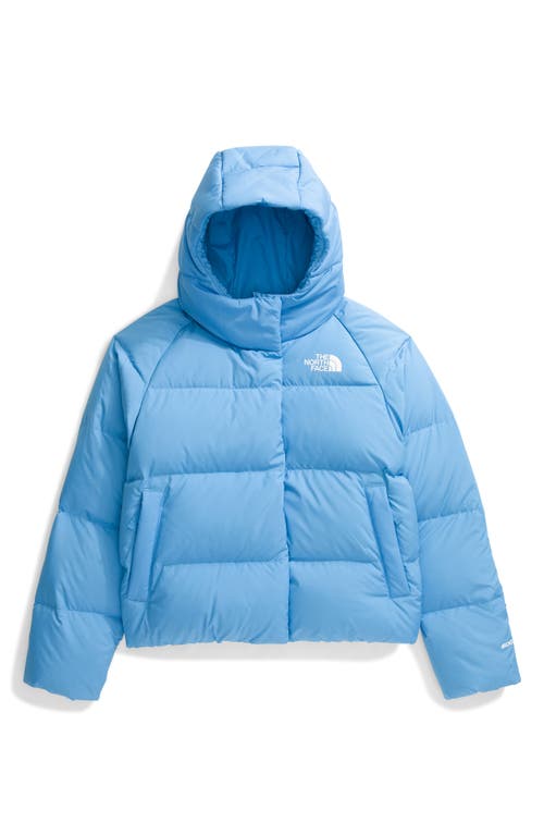 Shop The North Face Kids' North 600-fill-power Down Hooded Jacket In Dark Cornflower