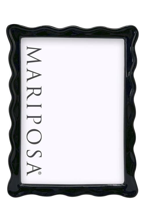 Shop Mariposa Wavy Picture Frame In Black