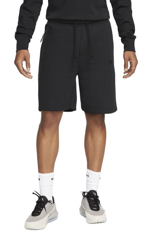 Nike Tech Fleece Sweat Shorts In Black