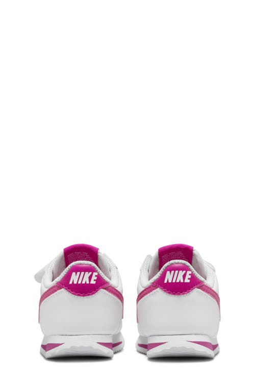 Nike Cortez Basic Sl Sneaker In White/pink Prime