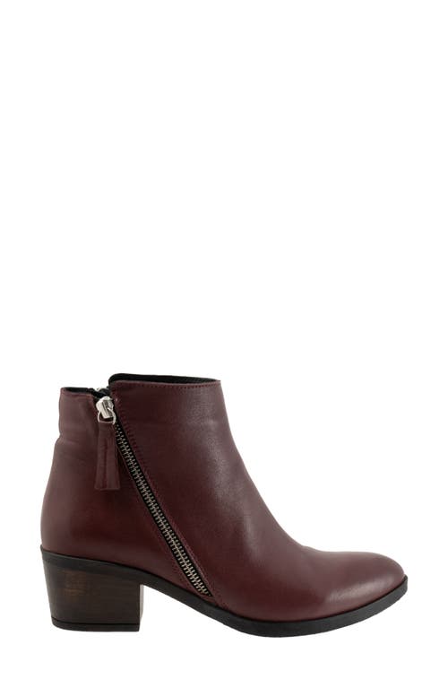 Bueno Camila Bootie In Merlot