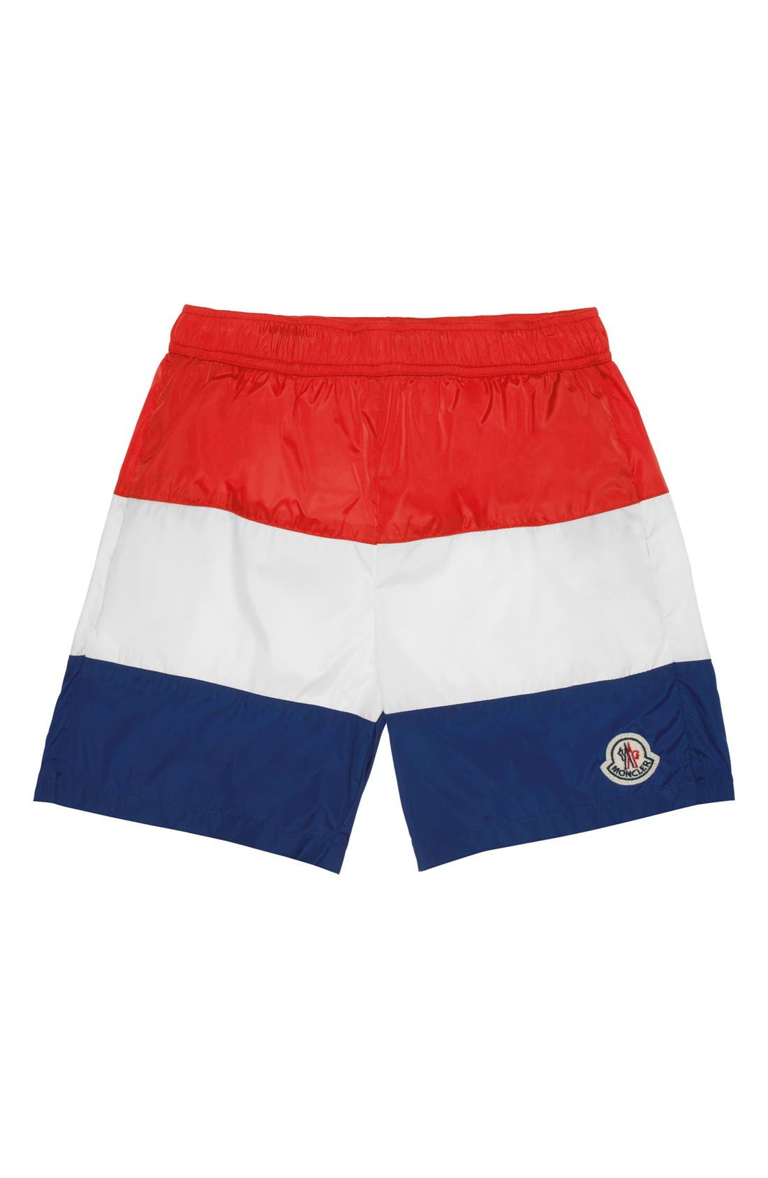 moncler swim shorts grey