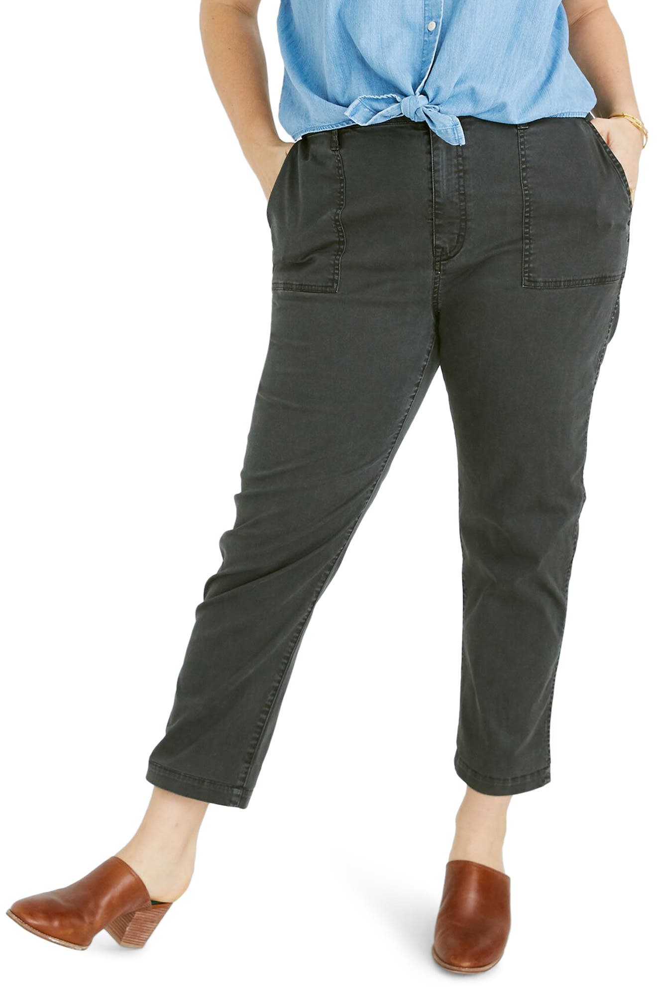 madewell stovepipe fatigue pants