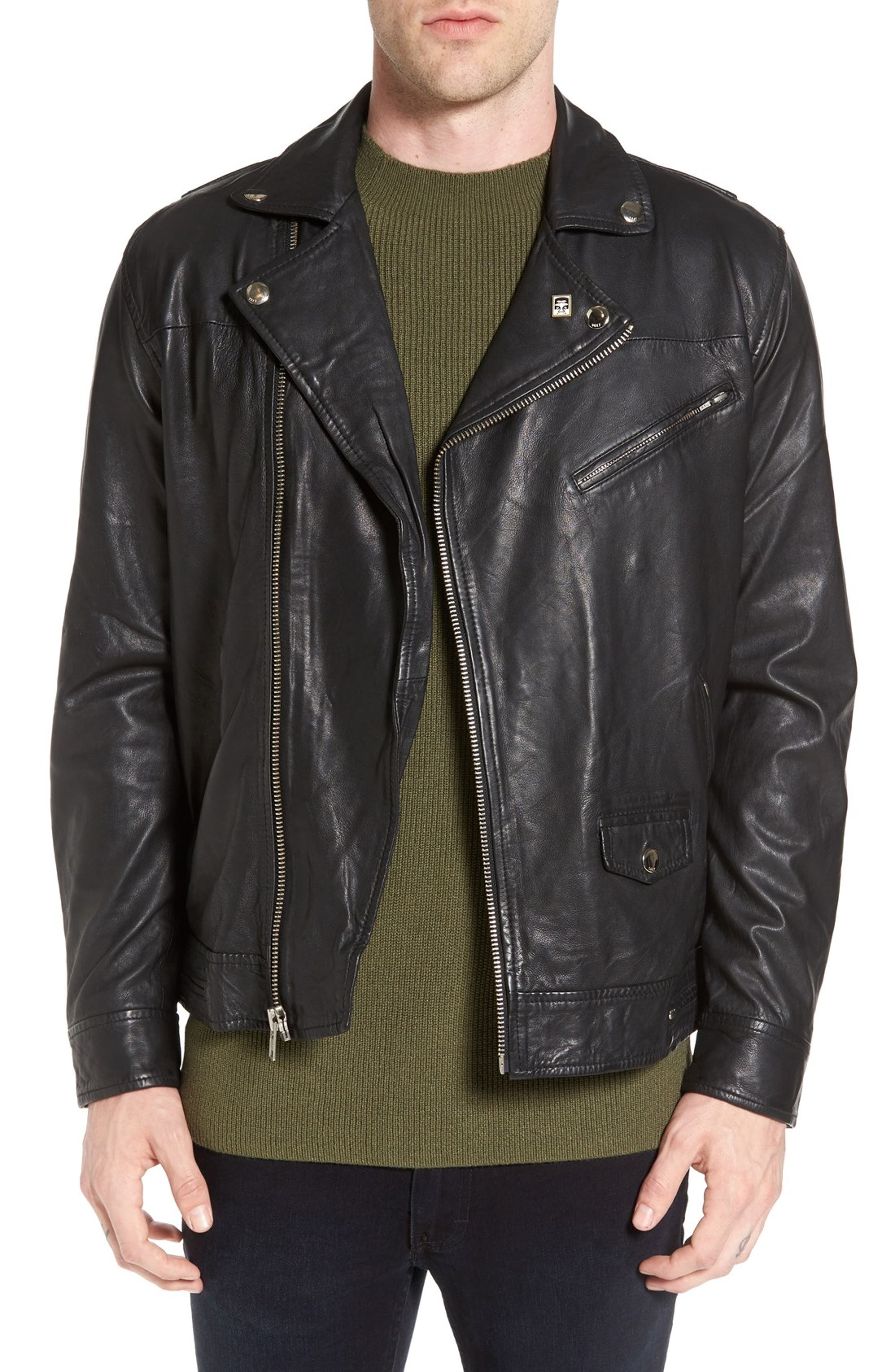 Obey Leather Jacket | Nordstrom