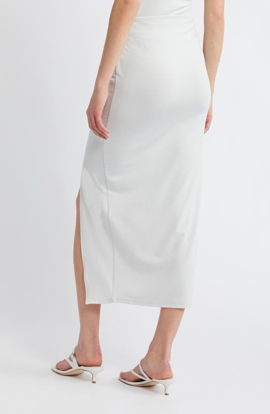 OPEN EDIT OPEN EDIT TWIST FRONT MAXI SKIRT