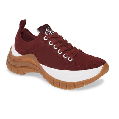 Calvin Klein Jeans Tisha Sneaker, Burgundy