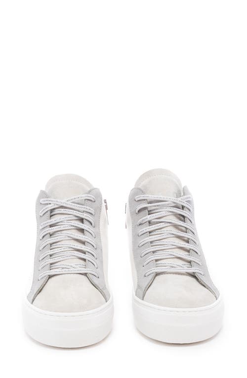 Shop P448 The Amid High Top Sneaker In White/grey