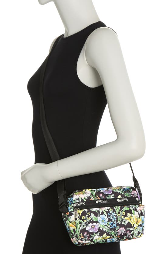 Lesportsac Candance Convertible Belt Bag In Botanically Noir