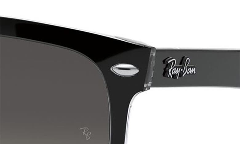 Shop Ray Ban Ray-ban Boyfriend 60mm Flat Top Sunglasses In Grey Gradient