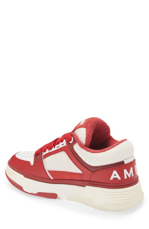 Amiri Ma-1 Platform Sneaker In Alabaster Red