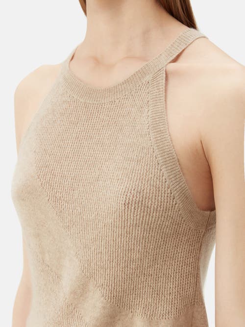 Gobi Mongolian Cashmere Organic Color Cashmere Top In Warm Grey