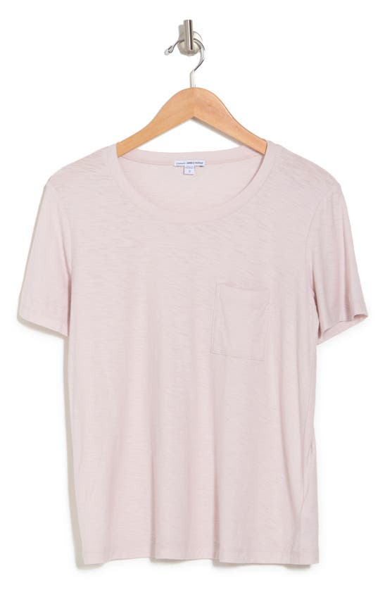 James Perse Crew Neck Pocket T-shirt In Rinse