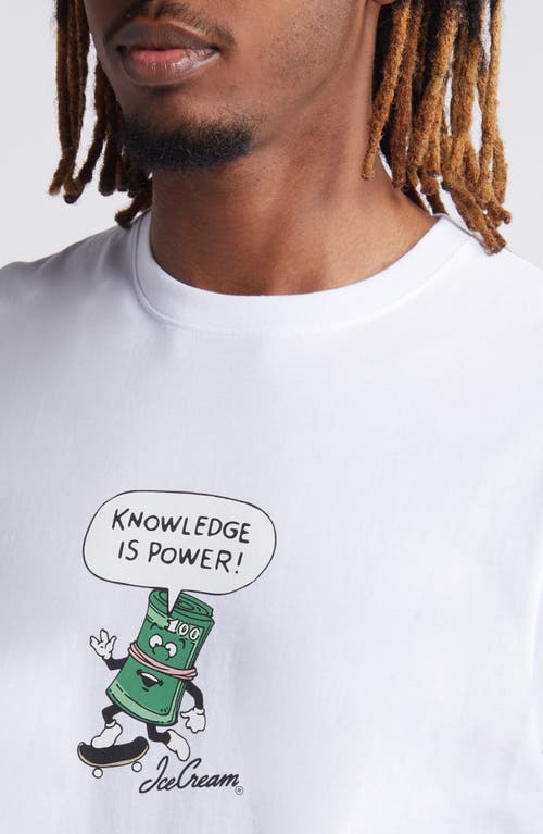 Shop Icecream Knowledge Graphic T-shirt In White