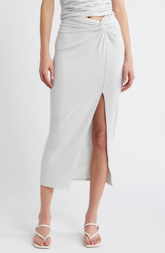 OPEN EDIT OPEN EDIT TWIST FRONT MAXI SKIRT