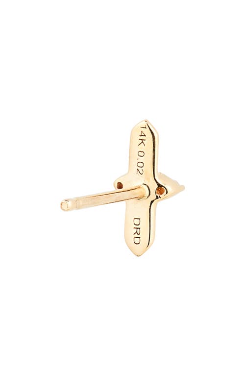 Dana Rebecca Designs Reese Brooklyn Diamond Stud Earrings In Yellow Gold/diamond