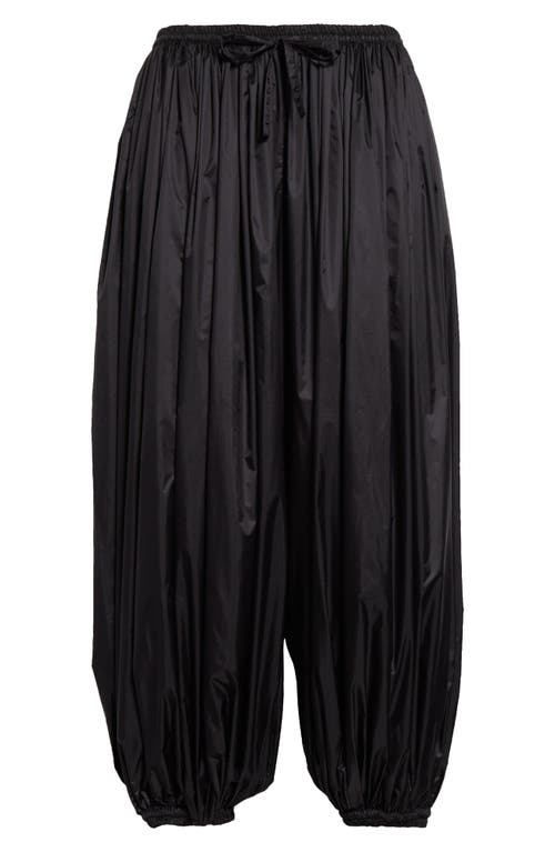 Shop Alaïa Balloon Taffeta Pants In Noir