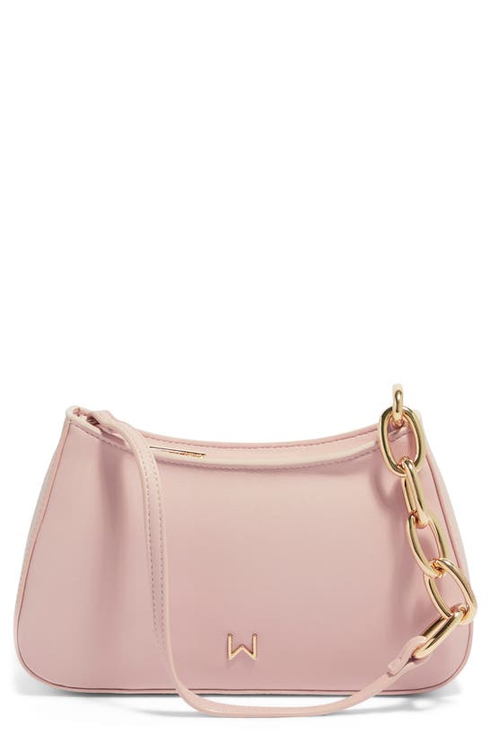 House Of Want Newbie Vegan Leather Shoulder Bag In Blush