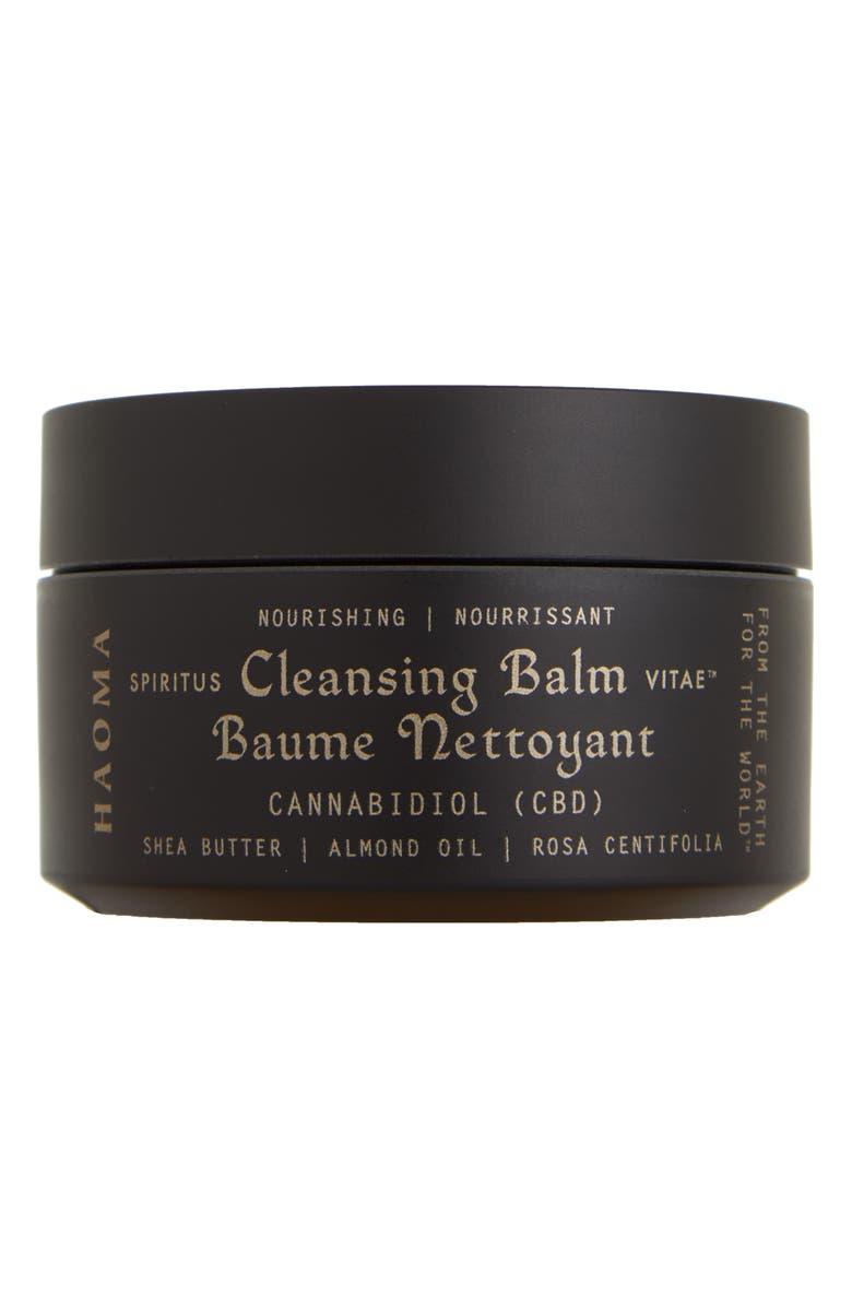 HAOMA EARTH Nourishing CBD Cleansing Balm, Main, color, NO COLOR