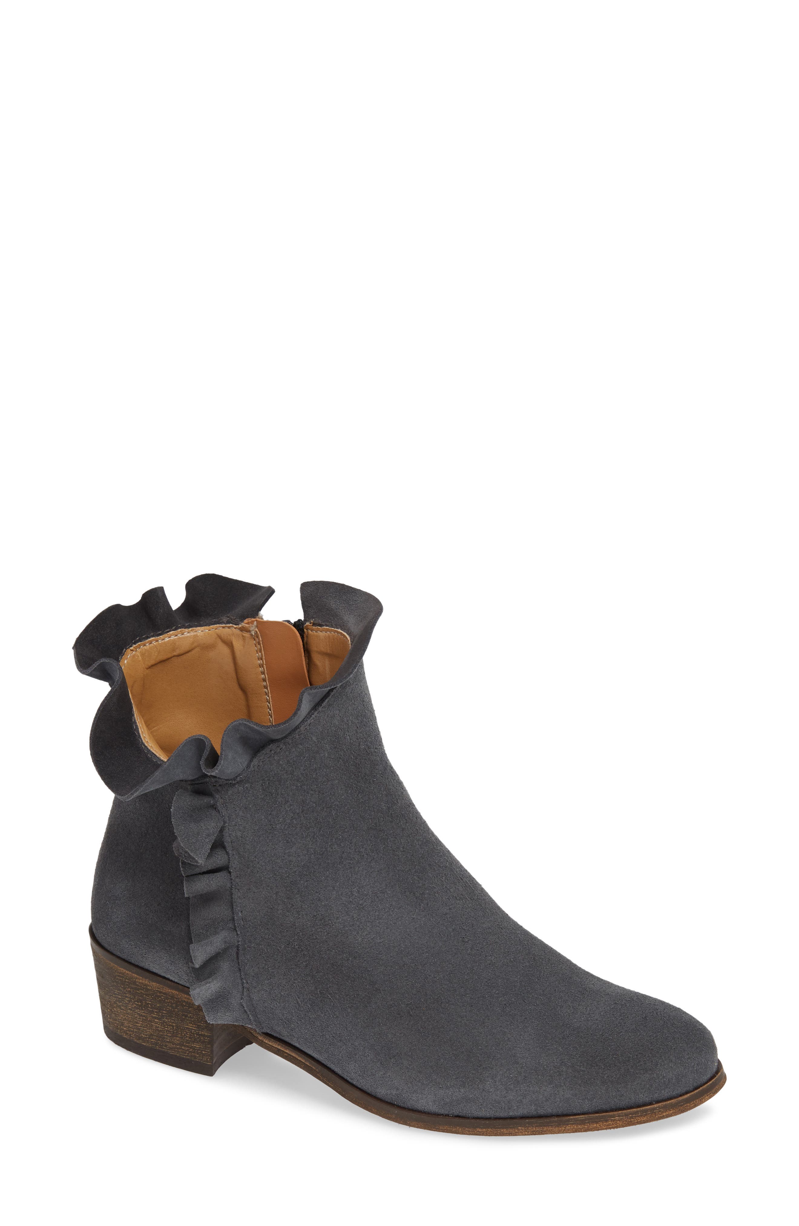 Klub Nico Bryce Ruffle Top Bootie, Grey