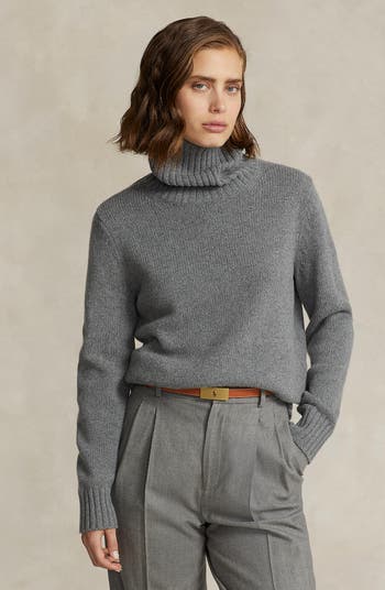 Polo Ralph Lauren Women's RLX Wool Turtleneck Sweater - 211891667004 - Fuel