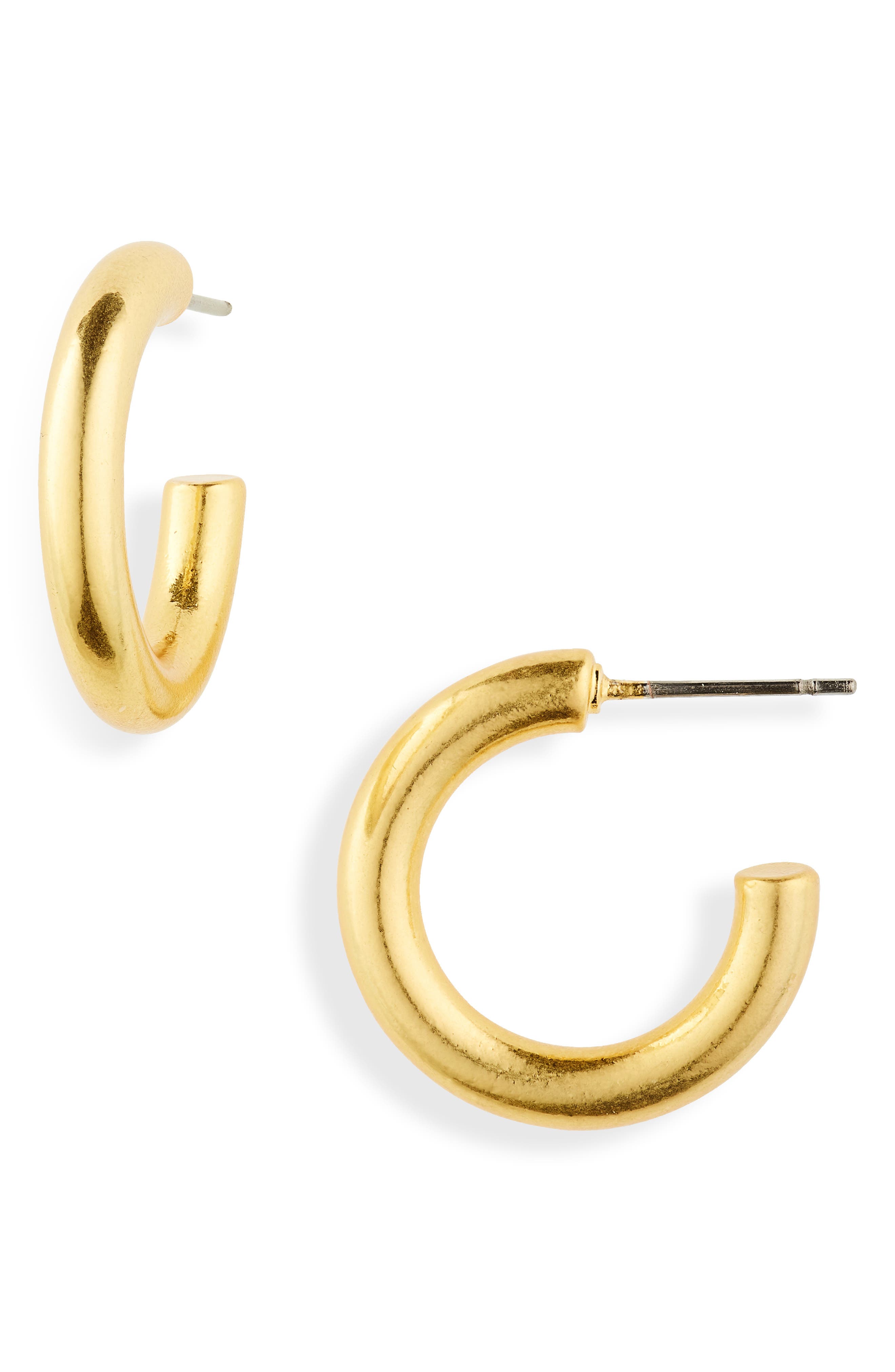 rose gold hoop earrings nordstrom