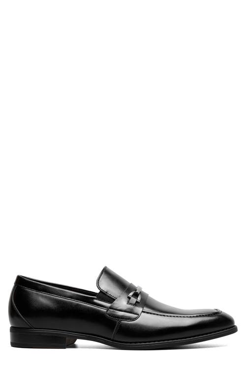 Stacy Adams Novak Moc Toe Slip-on In Black