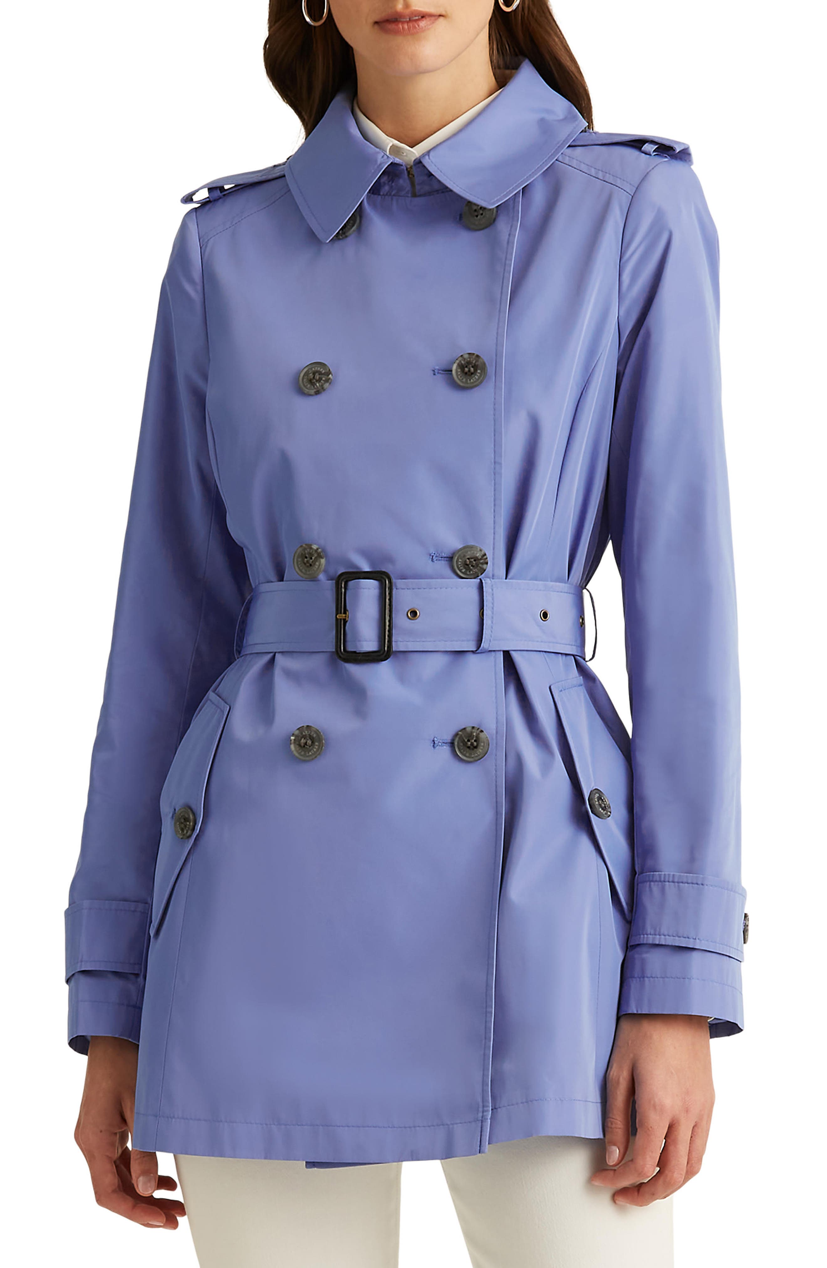 VICKY SMITH LONDON New Ladies Belted MAC Trench Coat Lined 35 Length